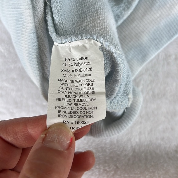 Girls’ Vintage Havana Tie Dye Distressed Lighting Bolt Rhinestone Hoodie 10/12 - Picture 10 of 10